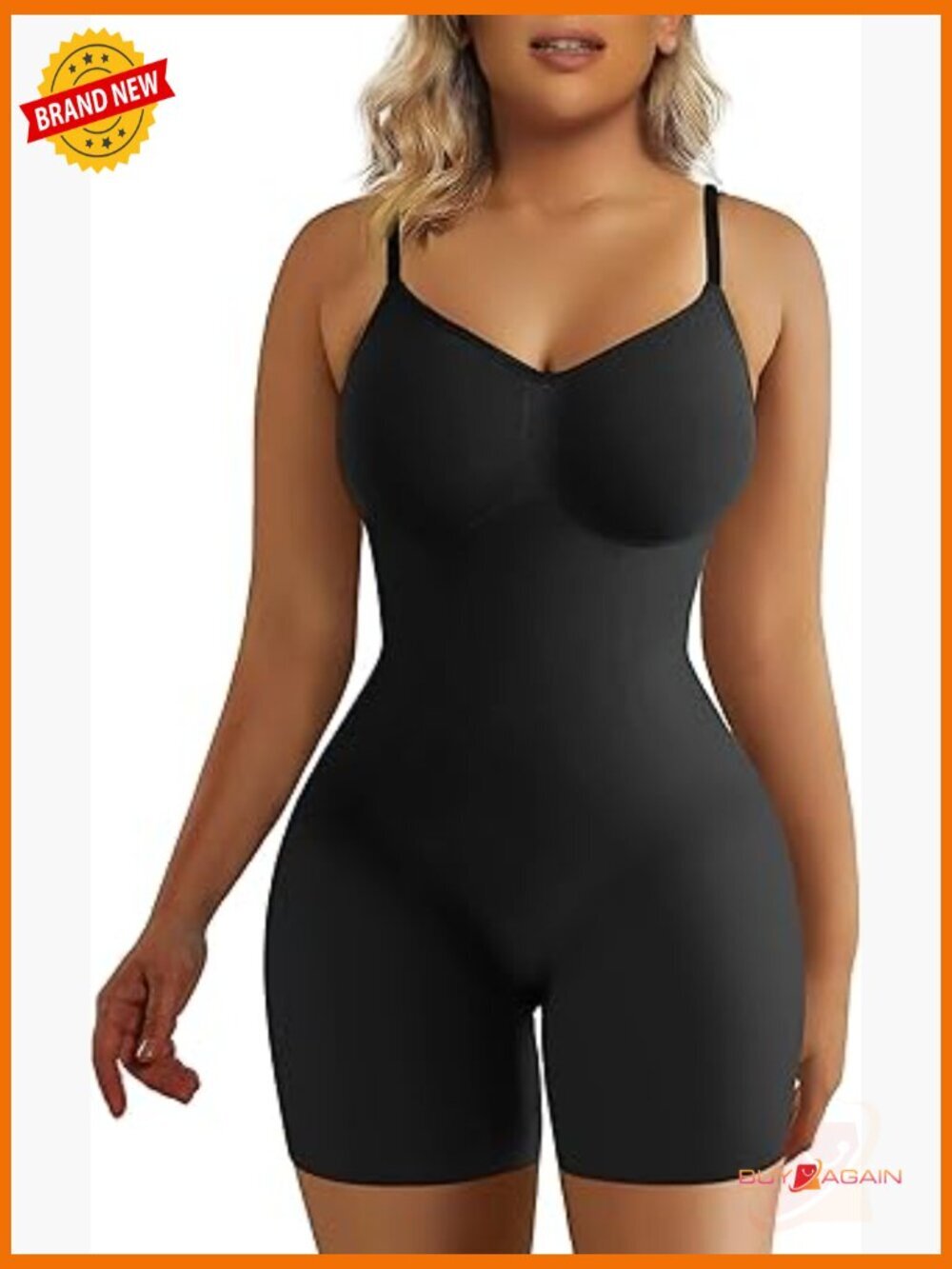 Tummy Control Bodysuit Shapewear Mid Thigh Butt Lifter Body Shaper
